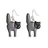 Halloween Earrings Skull Spider Pumpkin Ghost Black Cat Spooky Funny Women Jewelry