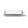 Chromatic Harmonica 10 Holes 40 Tones Key of C Silver with Exquisite Box