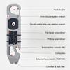 Multifunctional Tools Outdoor Survival Cycling Wrench Screwdriver Bottle Opener Crowbar EDC Combination Card