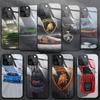 Чехол для iPhone Samsung Galaxy Redmi Note S 17 16 15 14 13 20 24 25 54 Pro Max Ultra Fe Air с закаленным стеклом, роскошный автомобильный чехол Lamborghini