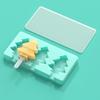 Kids Cartoon Shape Popsicle Molds Food-Grade Silicone Reusable Sticks Non-Stick Design Easy Release Ice Cream Mold