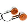 2Pcs LED Motorcycle Turn Signal Light Motorcycle Turn Indicator Running Lamp Fit for Harley Sportster XL883 XL1200