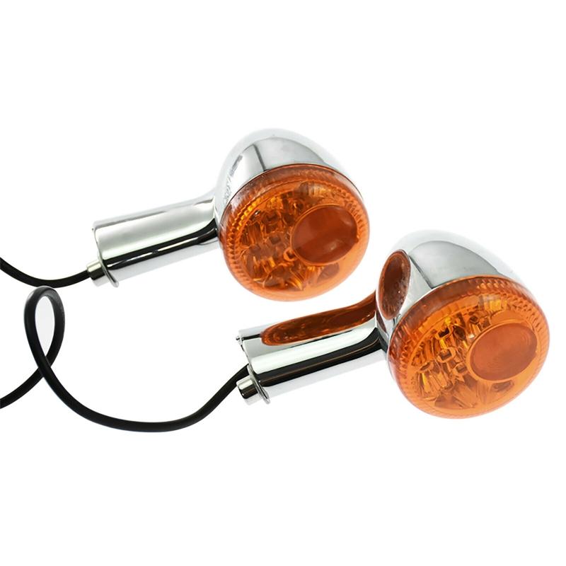 2Pcs LED Motorcycle Turn Signal Light Motorcycle Turn Indicator Running Lamp Fit for Harley Sportster XL883 XL1200