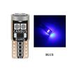 6 шт. Суперяркие светодиодные габаритные огни T10 W5W 3030 6SMD Многоцветный автомобильный светодиодный свет Универсальные без ошибок габаритные огни