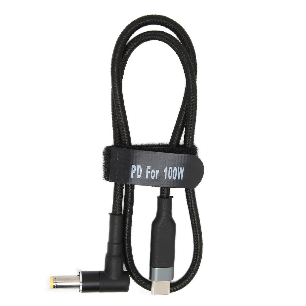 Laptop Charging Cable DC Power Plug Connector Converter Cable TypeC PD Charging Cable(0.5m )