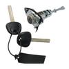Front Left Hand Door Lock Cylinder with 2 Keys Replacement for Veloster 2012-2017 Compatible with OE# 81970-2VC00 819702VC00