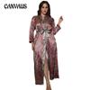 Women's Plus Size Silk Long Fashion Pajamas