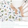 Wildlife Pond Baby Crib Sheets 52''x28'' Wild Animals Frogs Duck Fish Bird Weeds Snug Fitted Crib Mattress Cover for Boy Girl Fishing Hunting Soft