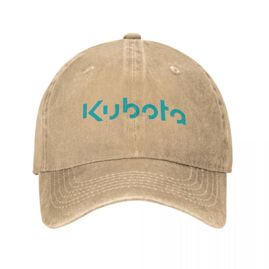 Kubota Logo Trucker Hats Аксессуары Винтажная хлопковая бейсболка с эффектом потертости для унисекс Регулируемая