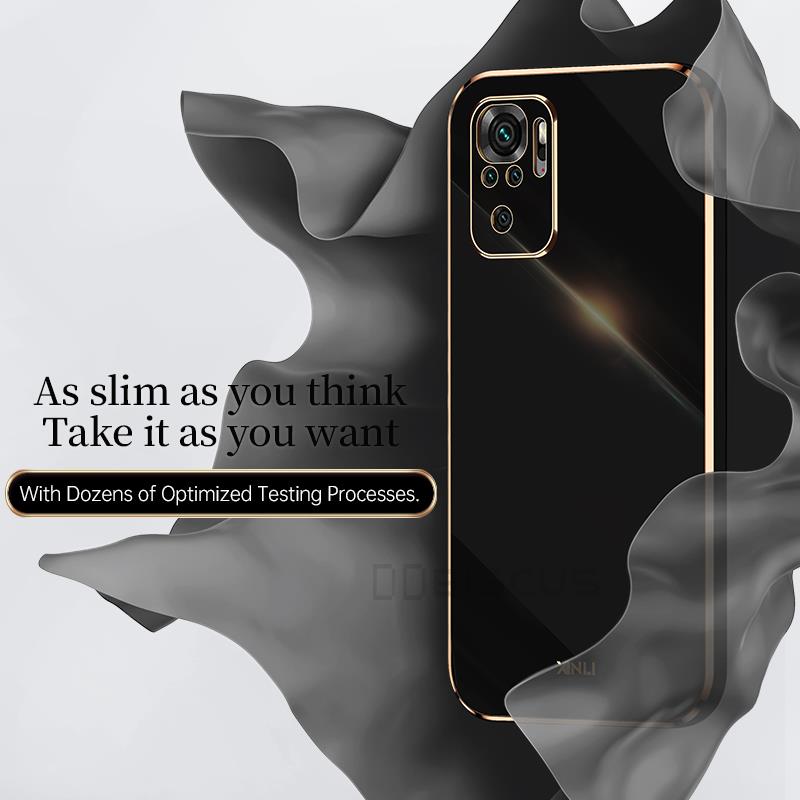 Чехол для Xiaomi Redmi Note 10 Pro 10S 7 8 8T Redmi Note 11 Pro 5G 11S Redmi 12 13C 12C A2 10C 9C A1 9A 9 Роскошный силиконовый с покрытием