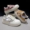 Stepping On Shit Thick-soled Sandals Women's 2025 New Summer Comfortable Bag Head Hollow White Shoes Flat-soled Sports Shoes Board Shoes