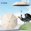 Umbrella For Stroller Foldable Trolley Shading Umbrella With Clamp Portable Travel Supplies Pushchair Attachment For Outdoor,1PC