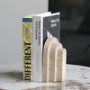 Wabi-sabi Style Home Imitation Travertine Bookends Model Room Soft Decorations Artistic Atmosphere Bookends