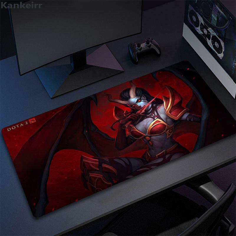 DOTA2 1000x550 мм Игровой коврик для мыши Большой для мыши Dota 2 XL XXL Резиновый Настольный Клавиатура Мышь Коврики Компьютерные Аксессуары