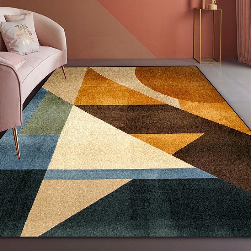 Украшение дома Геометрия Ковры Гостиная Диванная зона Коврики Современная Легкая Роскошь Большой Ковер Спальня Гардеробная Коридор Придверный коврик