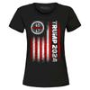 Trump 2024 American Flag 45 47 Women's T-Shirt Donald Trump Shirt