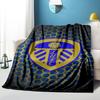 Leeds Crest Design Printed Throws Blanket Soft Flannel Blankets for Couch Bed Gifts for Men Women Picnic blanket Christmas gifts