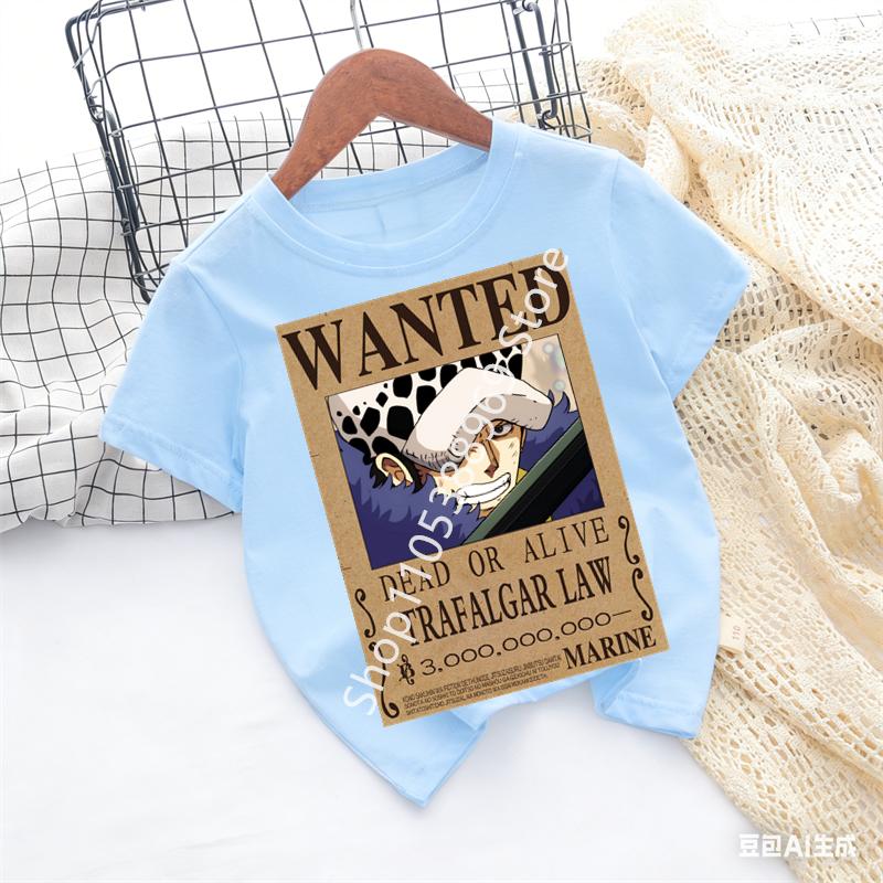 Cartoon Print Childrens Pure Cotton ShortSleeved Boys Sport Shirt Girls Casual Top Childrens Summer TShirt