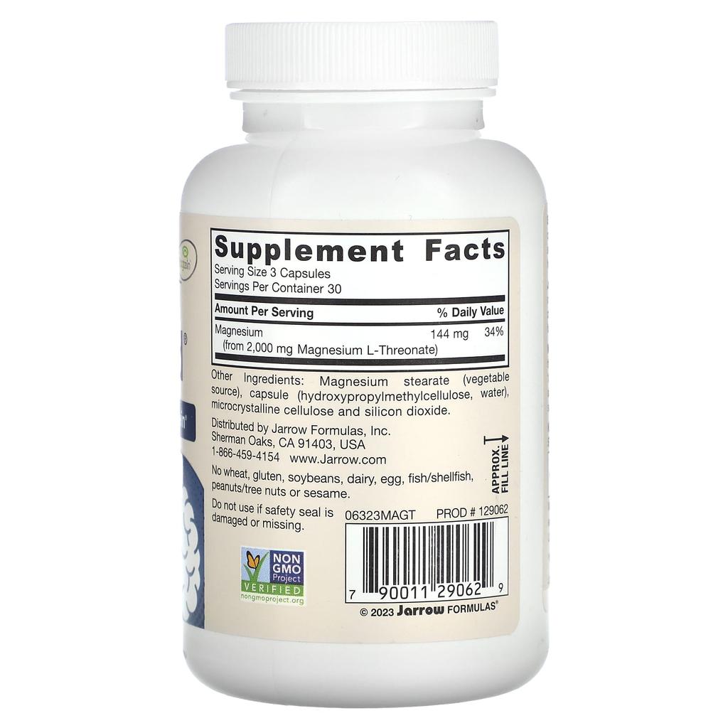 Vegan Magmind®, Brain Health, 90 Veggie Capsules (48Mg per Capsule)