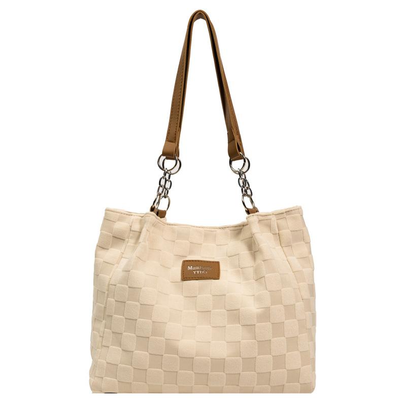 Модная и стильная женская сумка через плечо, холщовая сумка, женская вместительная, простая студенческая сумка для поездок на работу