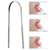 Stainless Steel Tongue Scraper Cleaner Fresh Breath Hygiene Care Cleaning Tool