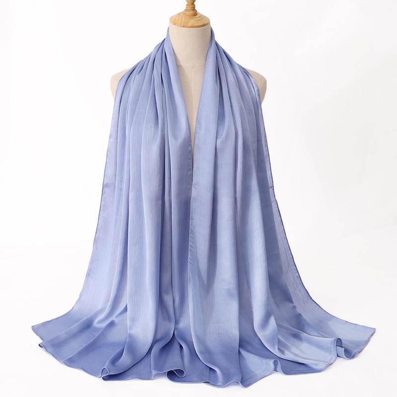 МОДНЫЕ МЕДИНСКИЙ ШЕЛКОВЫЙ ХИДЖАБЫ ИЗ жатого АТЛАСНОГО ШЕЛКА ЖЕНСКИЕ ДЛИННЫЕ ОДНОТОННЫЕ ЦВЕТНЫЕ ОДНОТОННЫЕ ХИДЖАБЫ Повязка на голову макси исламский Sjaal 180*70 СМ