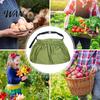 Durable Fruit Picking Tote Storage Bag with Adjustable Straps Orchard Tear-resistant Garden Tear-Resistant Outdoor Foraging for Fruits Vegetables And