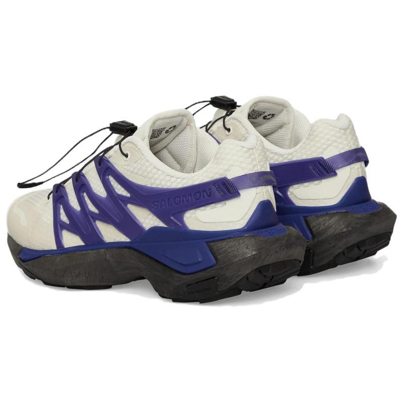 SALOMON XT PU.RE ADVANCED Дышащие Низкие Беговые Кроссовки Унисекс Бело-Фиолетовые Кеды 476046
