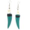 [M4185] - Turquoise 'Kilimanjaro' Designer Earrings