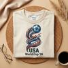Футболка Чемпионат мира по футболу 2026 США, Патриотичная американская футболка с графикой по футболу, Сборная США Чемпионата мира по футболу 26, Футболка для фаната футбола