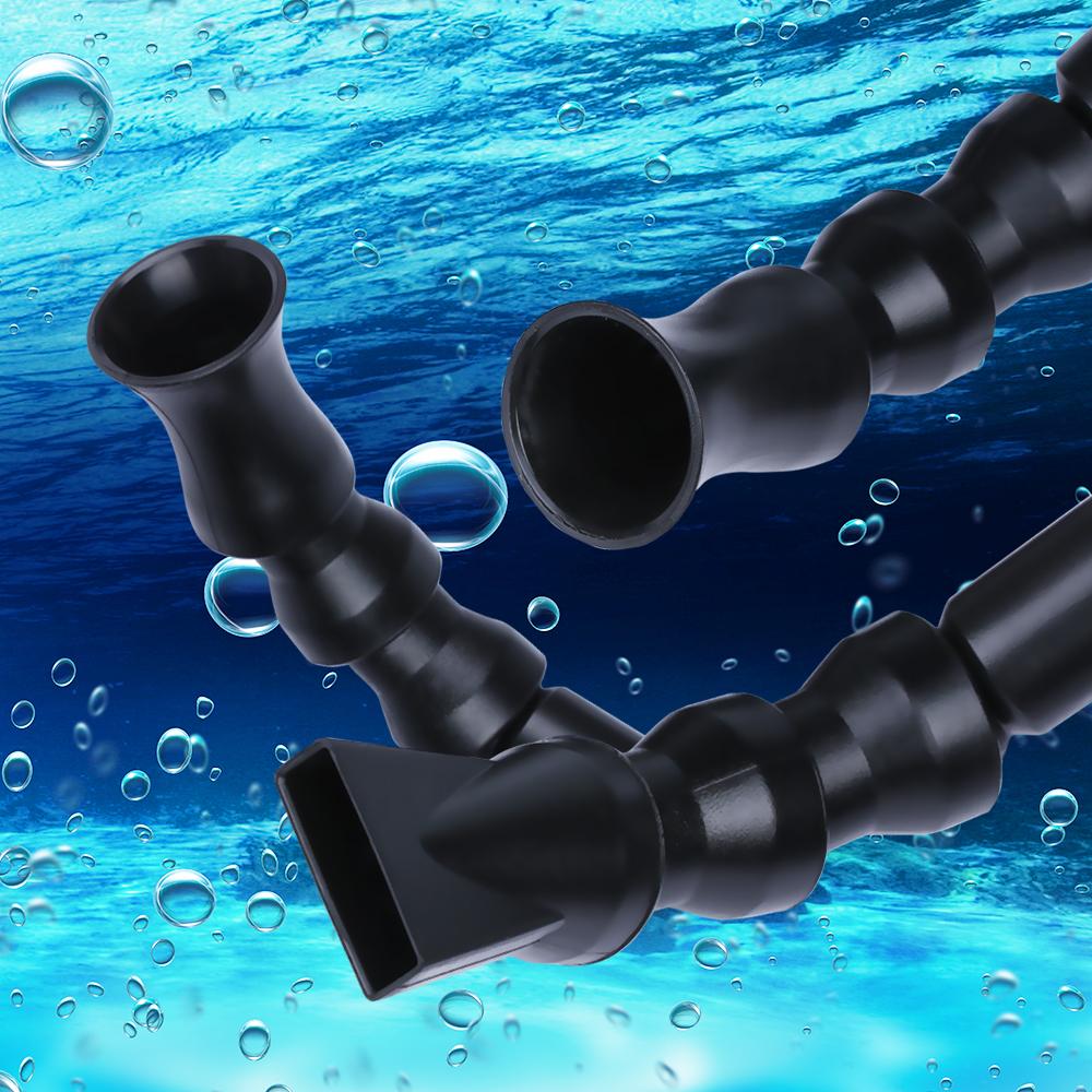 20/25mm New Plastic Flexible Duckbill Fish Tank Nozzle Return Pipe Aquarium Water Outlet