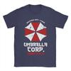 Umbrella Corp. Residents Evils T Shirt Men's  100% Cotton Vintage T-Shirts Round Neck  Tees Short Sleeve Clothes Gift Idea