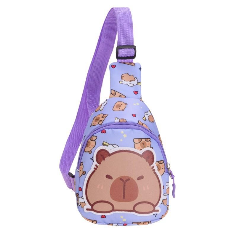Capybara Shoulder Printed Crossbody Chest Bag Children Outdoor Leisure Wallet