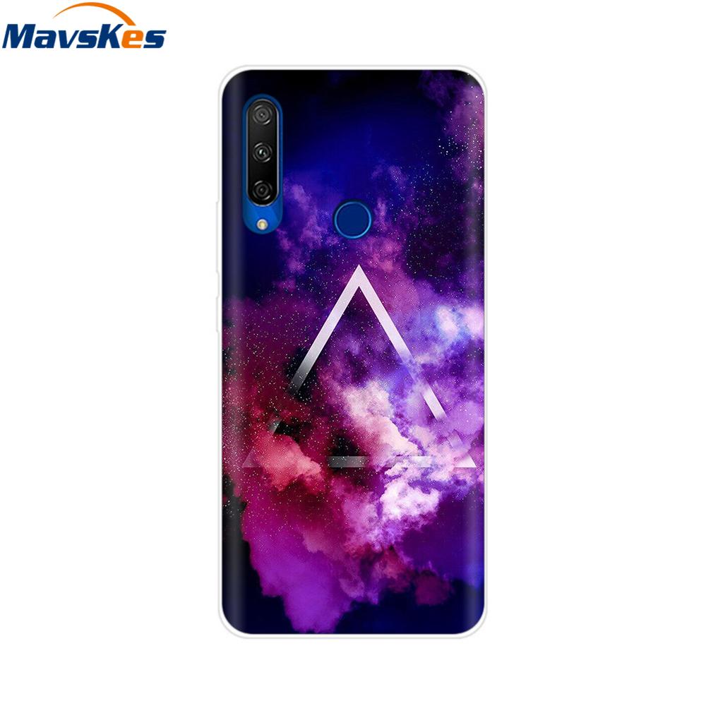 Крашеный чехол для Alcatel 1S 2020 5028Y 5028D Чехол Мягкий силиконовый чехол TPU Funda для Alcatel 1S 2020 Чехол Обложка Etui Бампер Coque