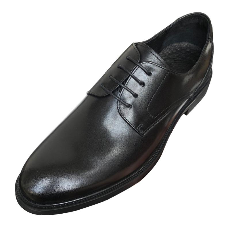 Кожаные туфли мужские деловые кожаные дышащие британские туфли для мужчин в деловом стиле туфли для свадьбы жениха с острым носком