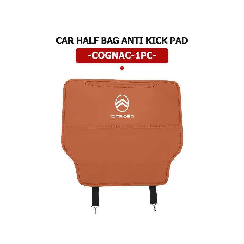 POOR1 Car Seat Back Anti Kick Cover Pad Anti-dirty Protector Mat For Citroen C5 C1 C2 C6 C4L DS3 DS4 DS5 C-Elysee Grand Berlingo