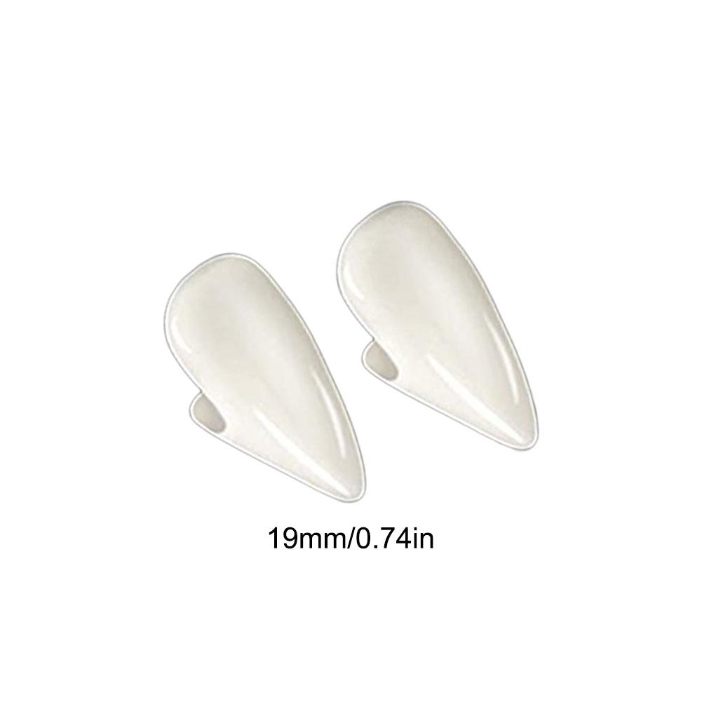 Клыки вампира на Хэллоуин, искусственные зубы с клеем для зубов, реквизит для косплея, искусственные зубы вампира из смолы для костюма для вечеринки своими руками