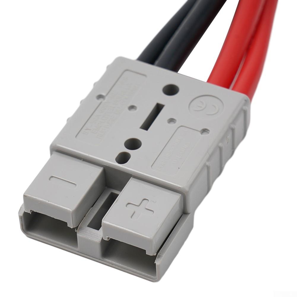 Серый двойной Y-адаптер, разъем 1 шт., 4/6 мм, 50 А