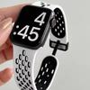 Магнитный силиконовый ремешок для Apple Watch Band Ultra 3 2 49мм 45мм 41мм Браслет для iWatch Series 11 10 9 8 7 6 SE 5 4 3 38мм 46мм 42мм 44мм