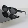 Новые Овальные Солнцезащитные Очки Женские Мужские Винтажные Модные Женские Мужские Зеркальные Прозрачные Дизайнерские Очки Сексуальные Брендовые Черные Солнечные Очки