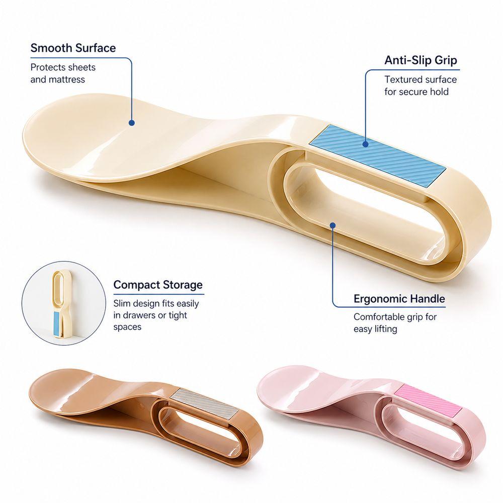 Anti-Slip Grip Bed Sheet Tucking Tool Ergonomic Handle Bed Lifter Tool Sheet Changing