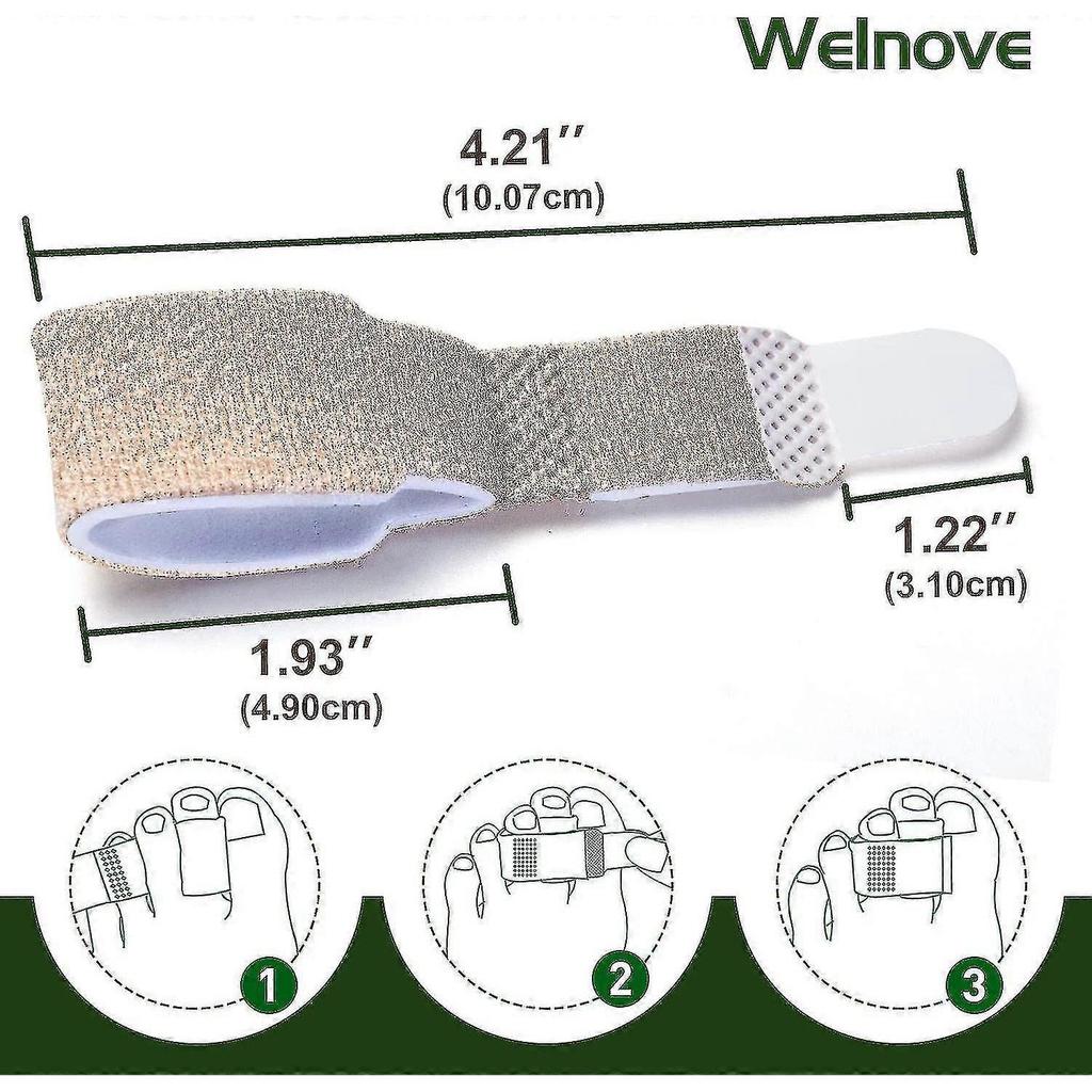 6-pack Of Hammer Toe Straighteners For Straightening Hammer Toes, Broken Toes, Crooked Toes And Over Edition 0621