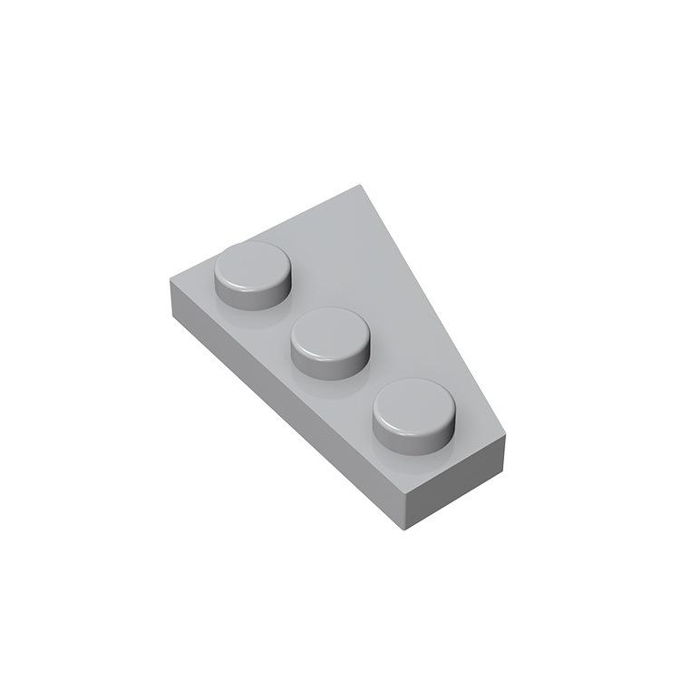 20 шт. Детали MOC 43723 Клин-пластина 3x2 Левая Совместимые Кирпичики DIY Сборка Строительные Блоки Частицы Детская Головоломка Развивающая Игрушка Подарок