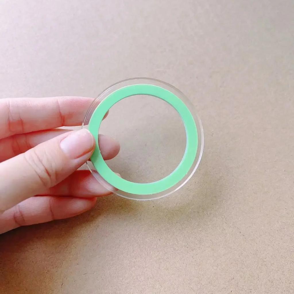 Круглая магнитная наклейка Macsafe для iPhone 15 14 Pro Max Samsung Magsafe Socket Pocket Grip Bracket Expanding Stand Holder