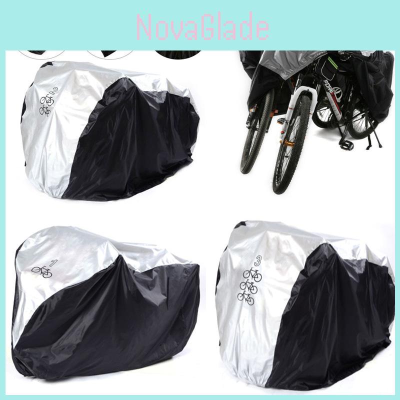 Lightweight And Portable Waterproof Bike Cover For Single Double Triple Bikes