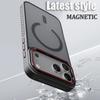 Военный Магнитный Чехол ForMagsafe ДляiPhone 17 Air 16 15 14 Pro Max Plus 13 17Pro Прозрачный Матовый Беспроводная Зарядка Жесткая Крышка