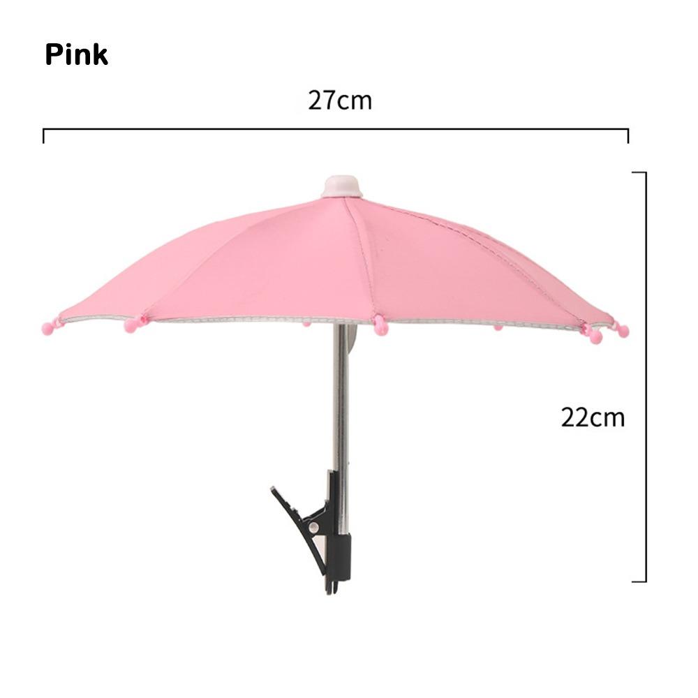 С клипсой держатель для зонта для телефона, зонт для телефона с защитой от бликов и водонепроницаемый, мотоцикл