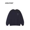 Jungle Tiger 420g Heavy Fleece Crew Neck Sweatshirt for Men and Women, Autumn and Winter Trendy Couple Thick Long-Sleeve Top