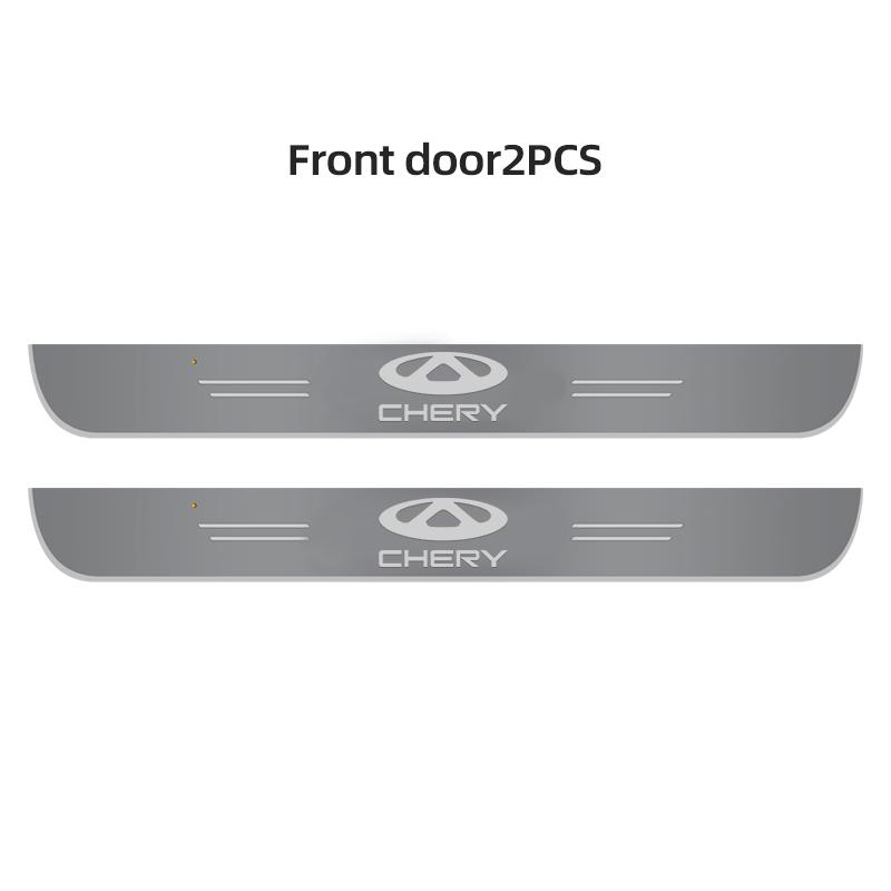 Suitable for Chery Fengyun QQ Tiggo T11 A1 3 5 M11 PRO8 custom LED logo car welcome pedal anti-scratch threshold light