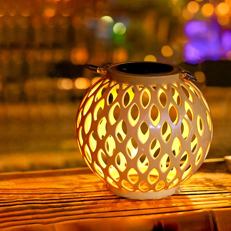 Уличный водонепроницаемый солнечный подвесной дзен-фонарь: Атмосферный подвесной светильник для деревьев и дворов